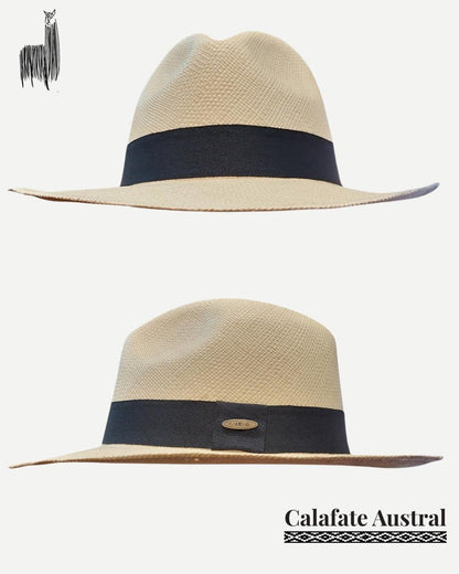 Sombrero Panamá Clásico | Paja Toquilla - Calafate Austral