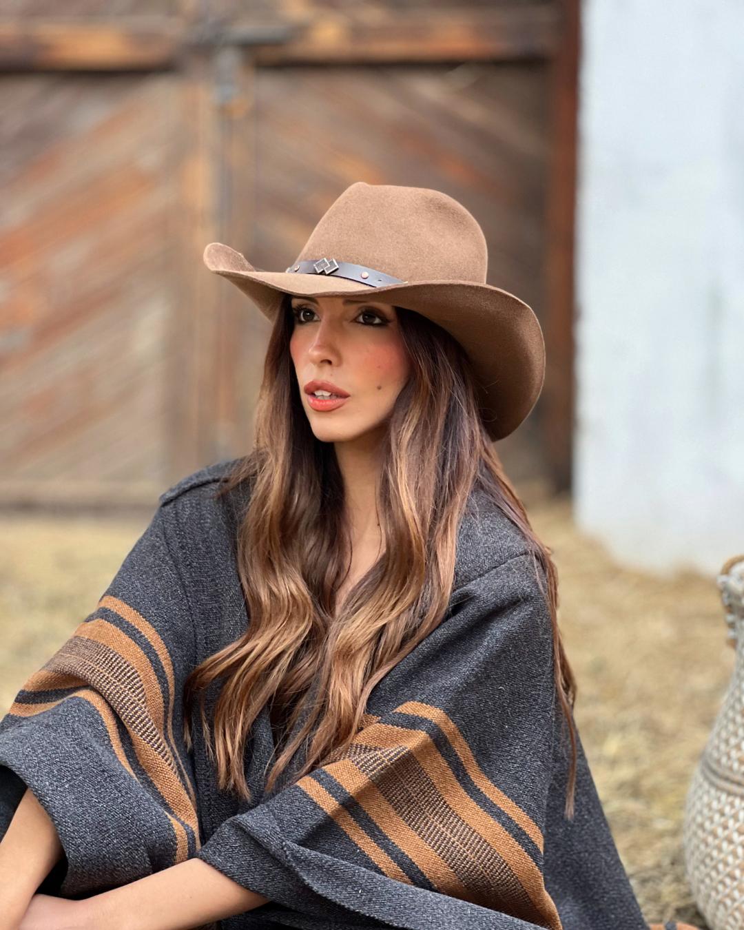 Sombrero Rustler Lana | Café - Calafate Austral