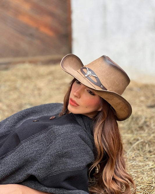 Sombrero Tejano | Eco-Cuero - Calafate Austral