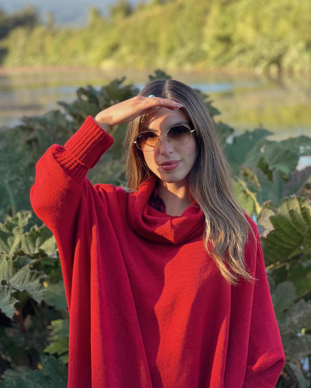 Sweater Poncho Austral - Calafate Austral